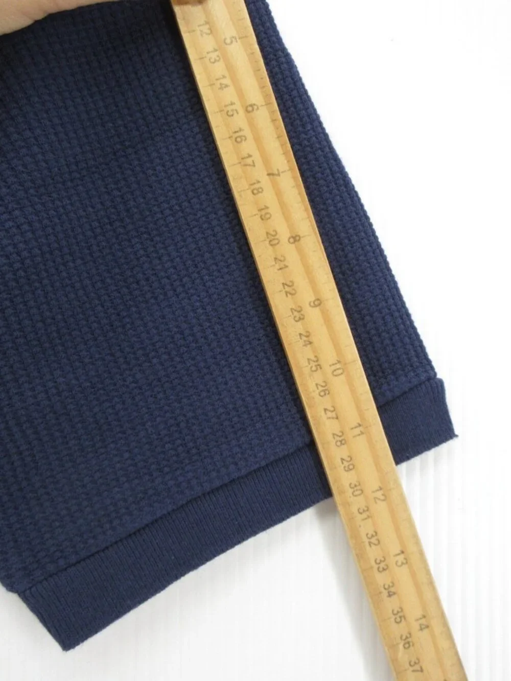 VGT Polo Ralph Lauren Polo Shirt XL Navy Thermal Waffle Red Pony 90s